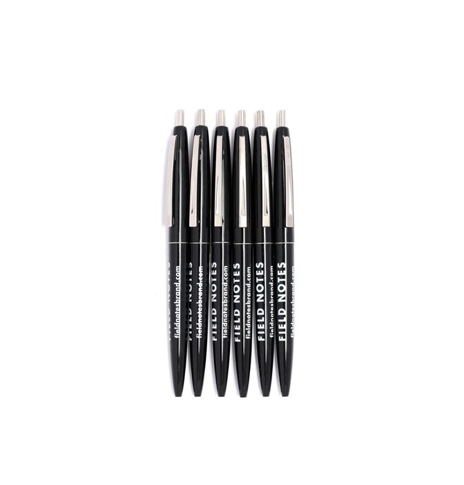 Pen | Clic | Black Barrel/Black Ink | 6-Pack