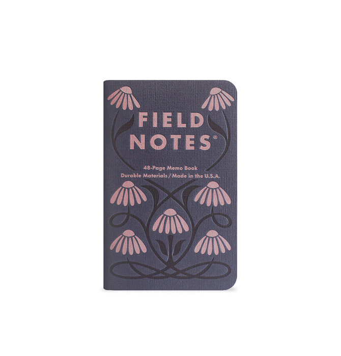 Memo Book | Fall Flowers Ruled |  3-Pack
