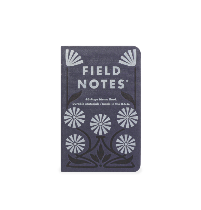 Memo Book | Fall Flowers Ruled |  3-Pack