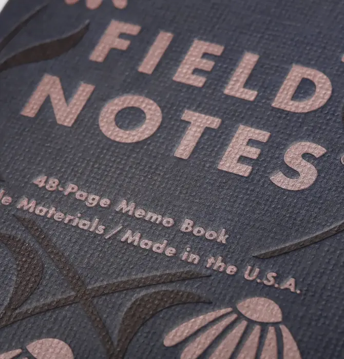 Memo Book | Fall Flowers Ruled |  3-Pack