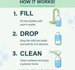 Cleaner | Glass & Mirror One Surface Refill | Citrus