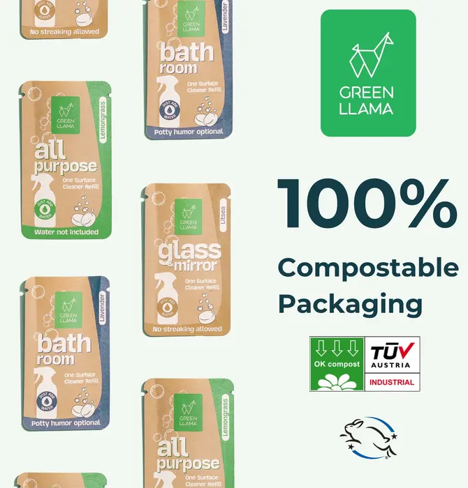 Cleaner | Glass & Mirror One Surface Refill | Citrus