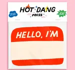 Name Tag | Iron-On | Hello, I'm