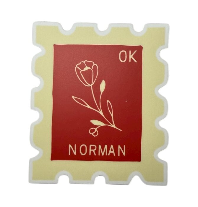 Sticker | Vinyl | Stamp | Norman OK | Heirloom