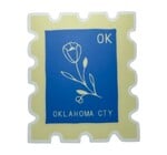 Sticker | Vinyl | Stamp | Oklahoma City OK | Bluebird