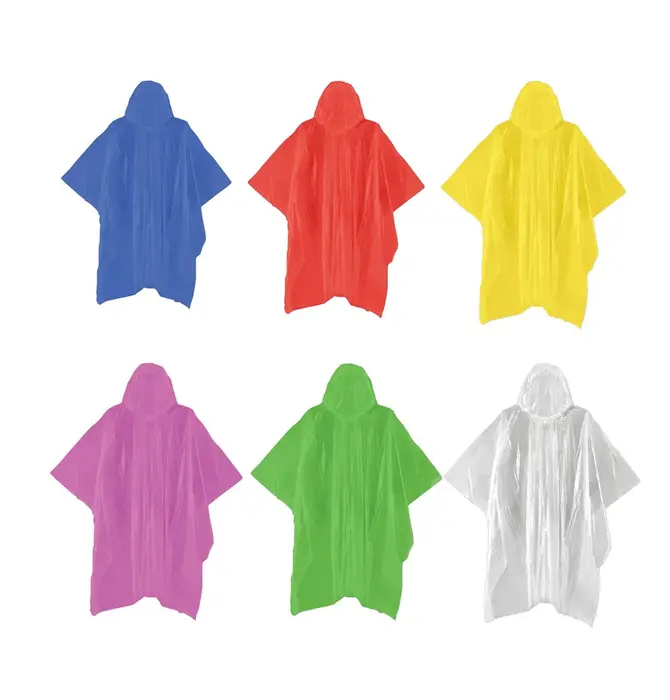 Rain Poncho | Emergency | Assorted Colors