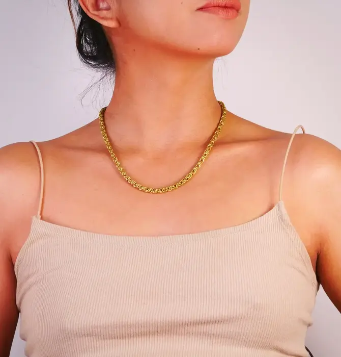 Necklace | Byzantine Chain | Brass | 20"