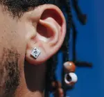 Earrings Set | Sterling Ace of Hearts Stud