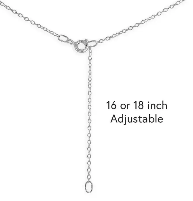 Necklace | Sterling Candle | Bronze Flame | 18"