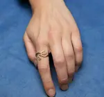 Ring | Bronze Octopus Tentacle | Adjustable Size 7