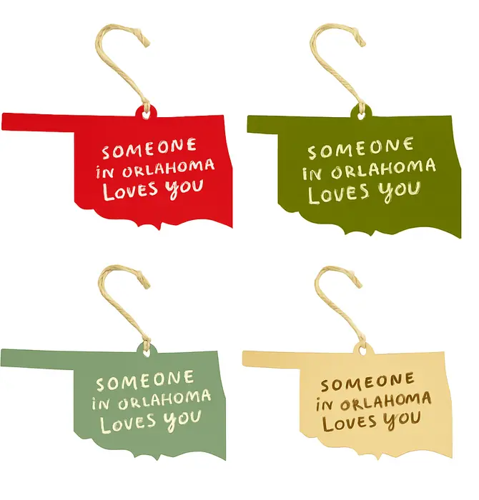 Ornament | Someone in Oklahoma Loves You