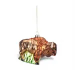 Ornament | 3D Glass | Buffalo/Bison | 4.5"