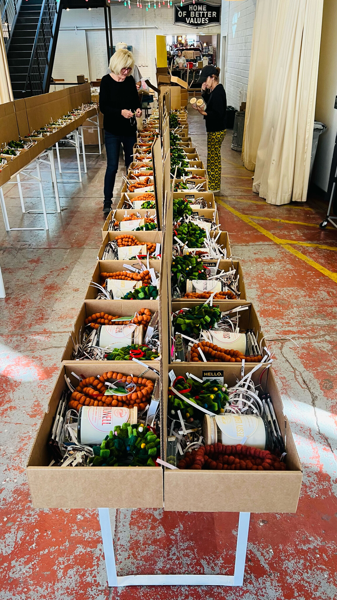 Our team building gift boxes with Gift Assist