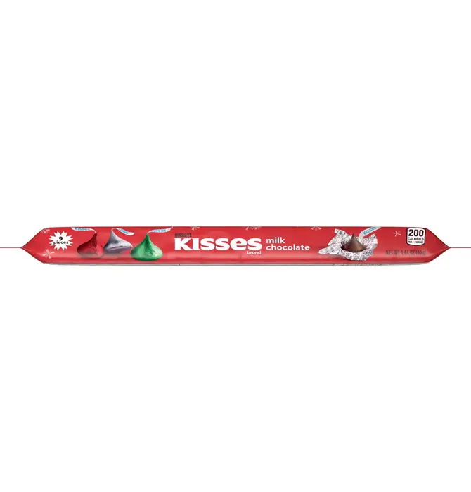 Candy | Hershey's Milk Chocolate Kisses | Holiday Sleeve
