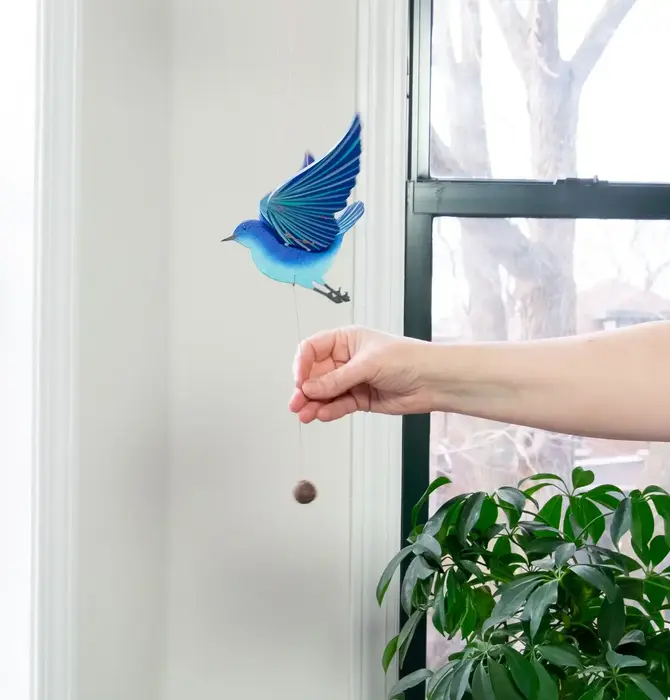 Mobile | Flying | Blue Bird of Happiness