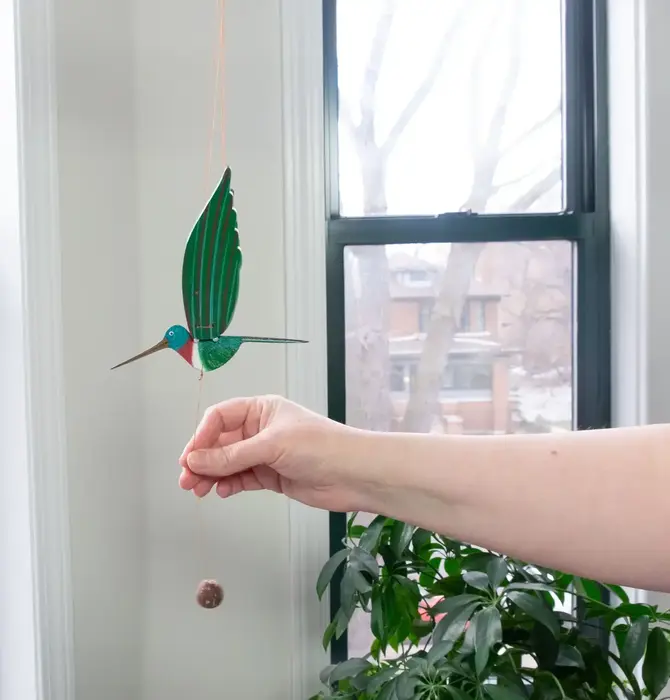 Mobile | Flying | Hummingbird - Green Ruby Throated