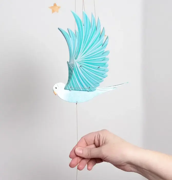 Mobile | Flying | Parakeet Budgie