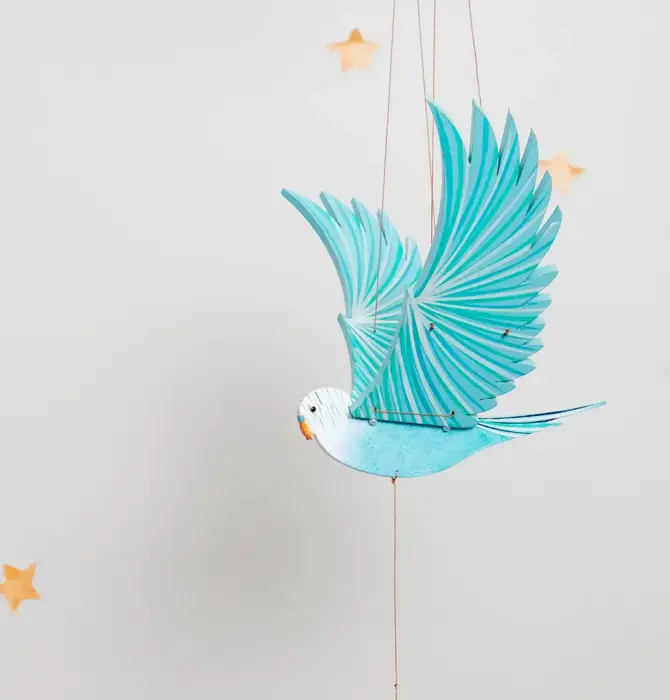 Mobile | Flying | Parakeet Budgie