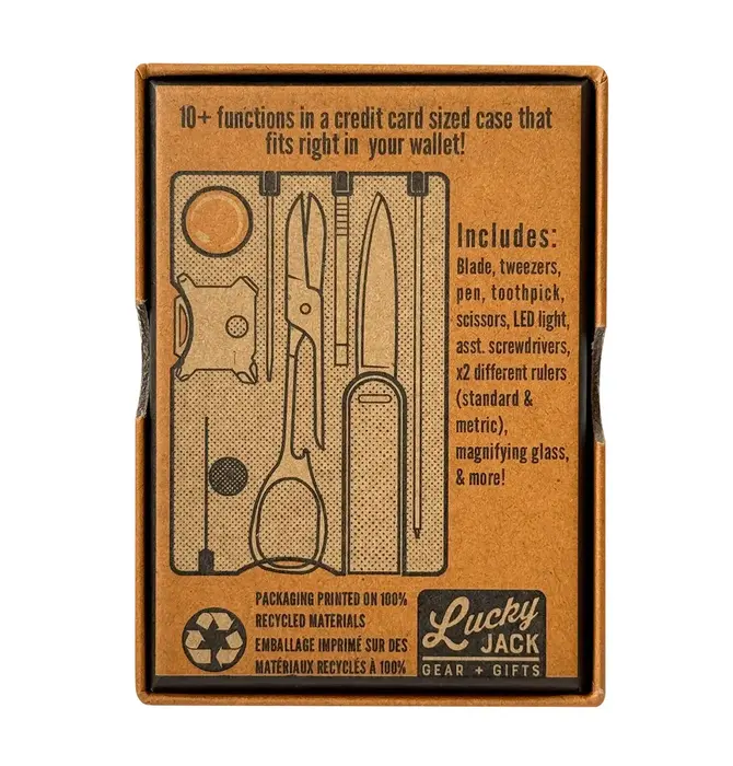 Multi-Tool | Mini Wallet | 10-in-1 Credit Card Sized