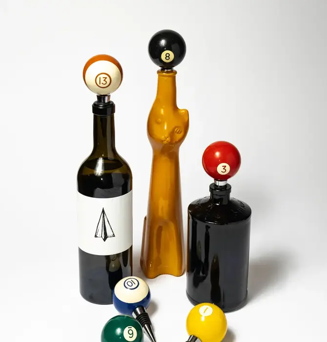 Bottle Stopper | Vintage Billiard Ball