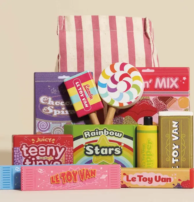 Toy Set | Retro Sweet & Candy | Classic Wooden