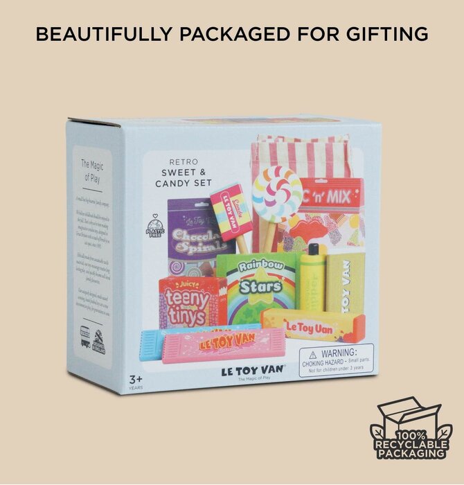 Toy Set | Retro Sweet & Candy | Classic Wooden