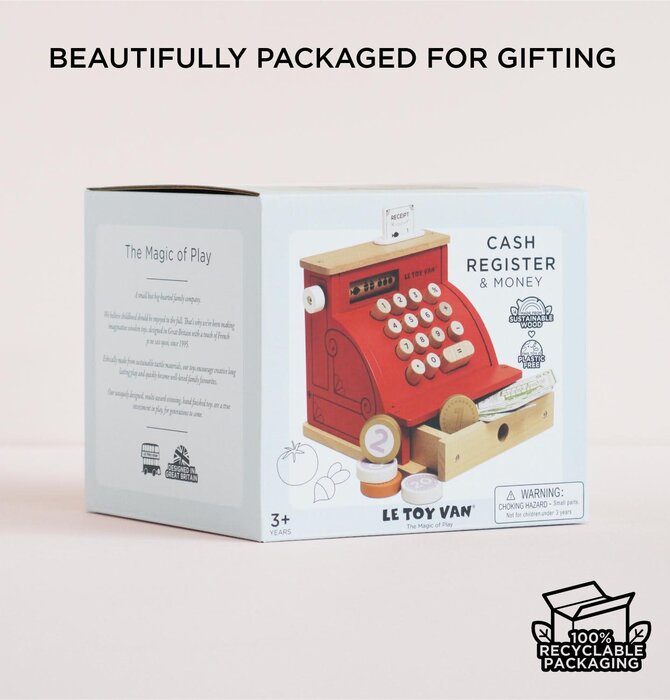 Toy | Cash Register & Money | Classic Wooden