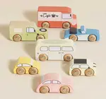 Toy Set | Vintage Cars | Classic Wooden