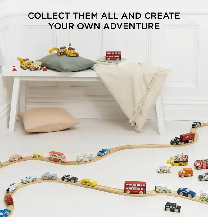Toy Set | Vintage Cars | Classic Wooden