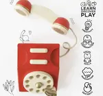 Toy | Vintage Phone | Classic Wooden