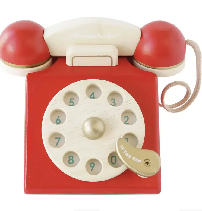 Toy | Vintage Phone | Classic Wooden