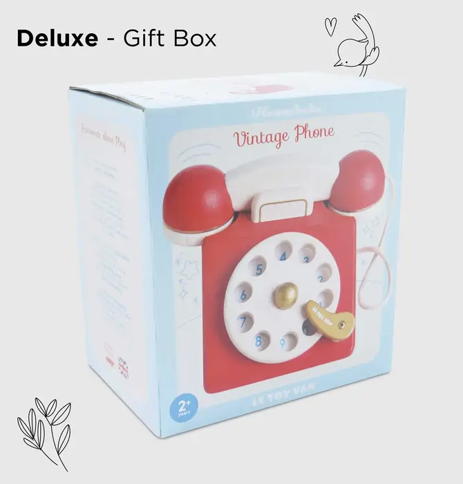 Toy | Vintage Phone | Classic Wooden