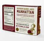 Cocktail Mixer | Bourbon Barrel Aged Manhattan | 5 Pack - Single Serve