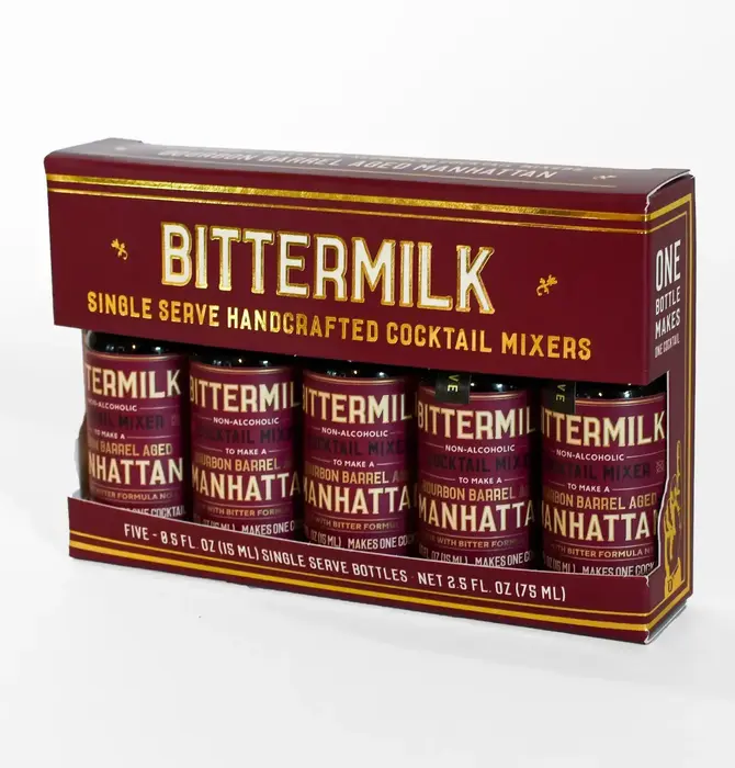 Cocktail Mixer | Bourbon Barrel Aged Manhattan | 5 Pack - Single Serve