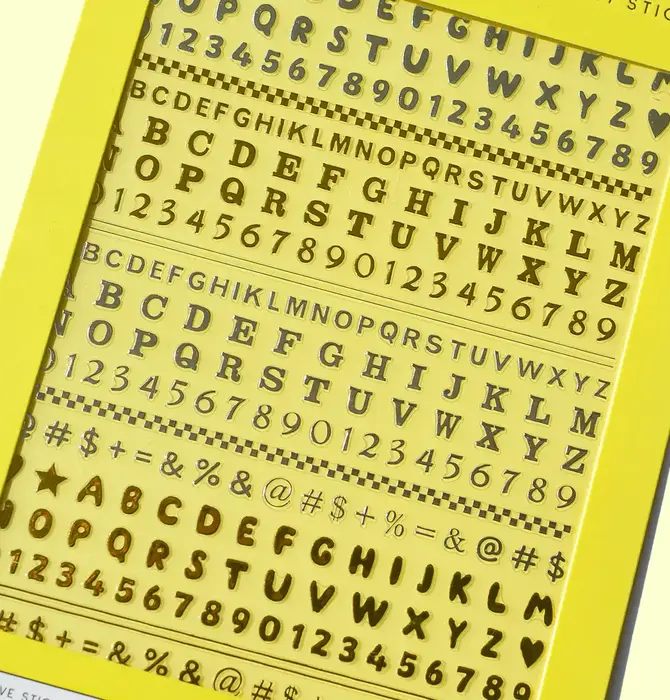 Stickers | Nail Art | ABCs