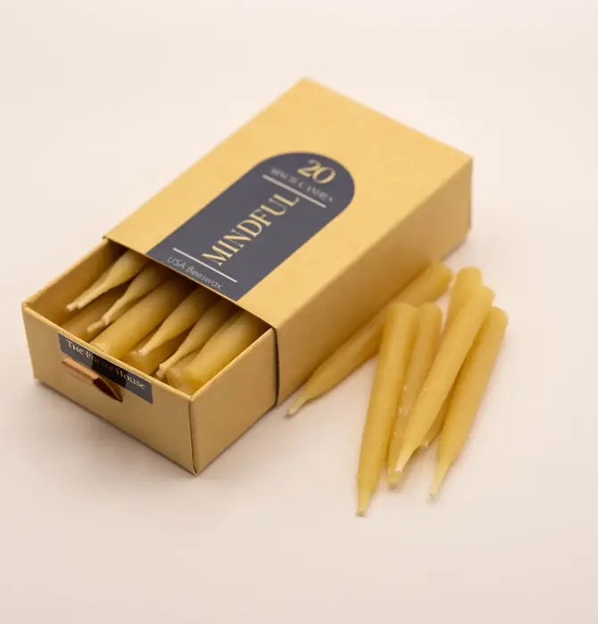 Candle | Beeswax | 20 Minute Mindful
