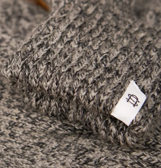 Gloves | Fingerless Ragg Wool | S/M Charcoal Melange