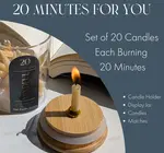 Candle | Beeswax | 20 Minute Mindful