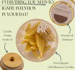 Candle | Beeswax | 20 Minute Mindful