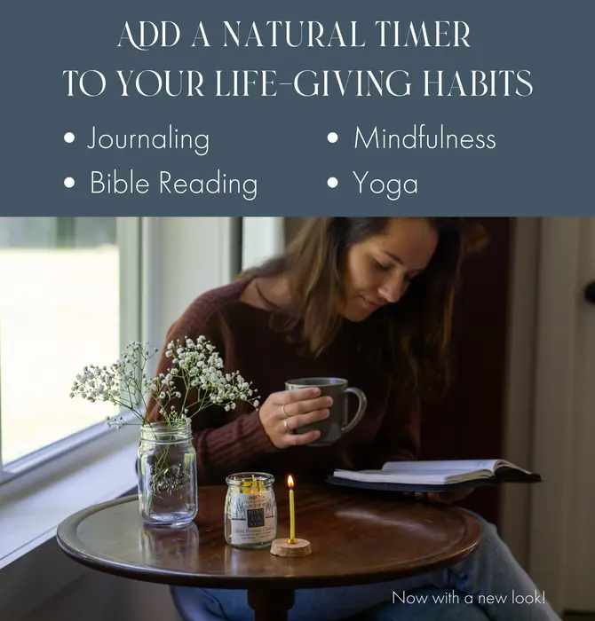 Candle | Beeswax | 20 Minute Mindful