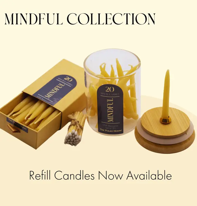 Candle | Beeswax | 20 Minute Mindful