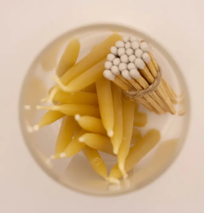 Candle | Beeswax | 20 Minute Mindful