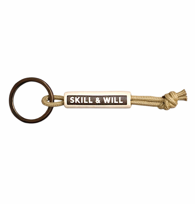 Keychain | Stretch Cord | Ceramic Tag