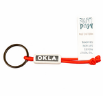 Keychain | Stretch Cord | Ceramic Tag