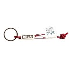 Keychain | Stretch Cord | Ceramic Tag