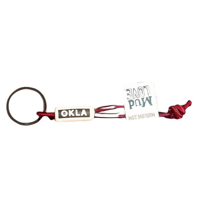 Keychain | Stretch Cord | Ceramic Tag