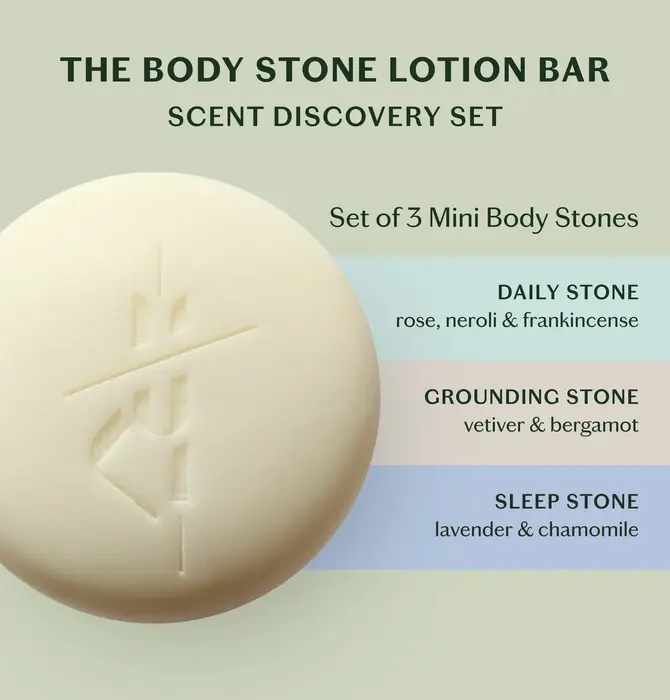 Lotion Bar Trio | Body Stone | Scent Discovery Set