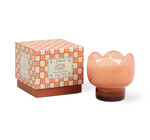 Candle | Cactus Flower | Tulip Glass Pink