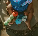 Toy | Crochet Rattle | Caterpillar