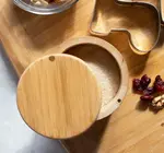 Salt Cellar & Spice Storage Box | Magnetic Swivel Lid